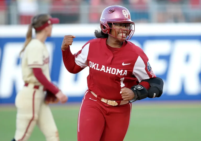 OU softball coach Patty Gasso made a huge statement concerning Cydney Sanders breakthrough home run.