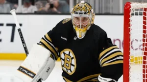 Breaking news: The Boston Bruins have finalized a blockbuster trade, sending goaltender Jeremy Swayman in exchange for…Read more.