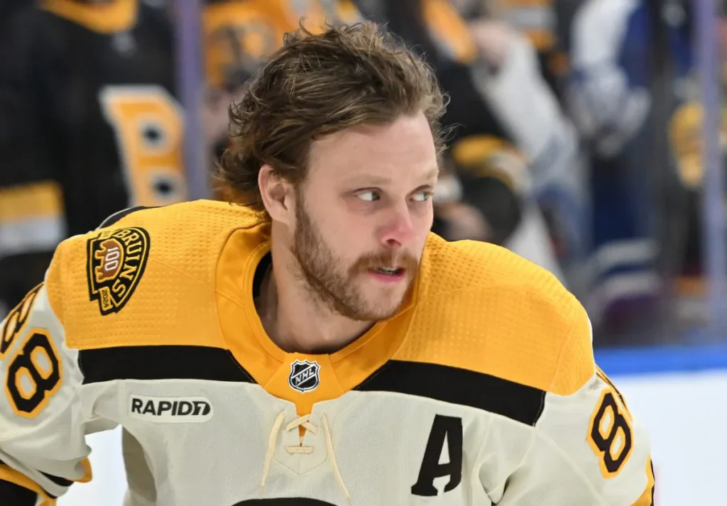 David Pastrnak Gives a Humorous Explanation for the Absence of New Bruins Player