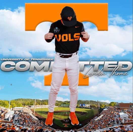 BaseVols Land Major Commitment: Tony Vitello Reels in 2026 SS Landon Thome, Son of MLB Legend Jim Thome