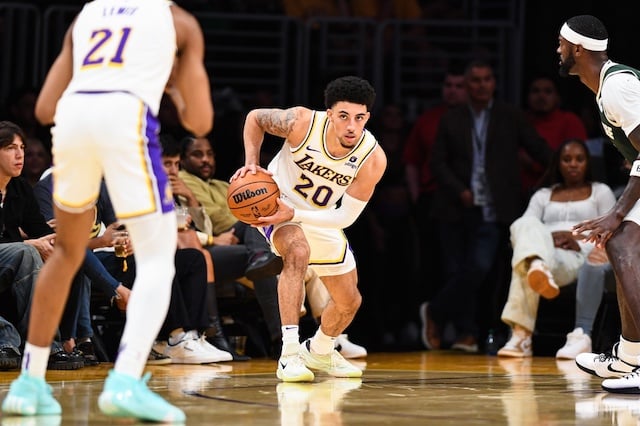 NBA: Preseason-Milwaukee Bucks at Los Angeles Lakers